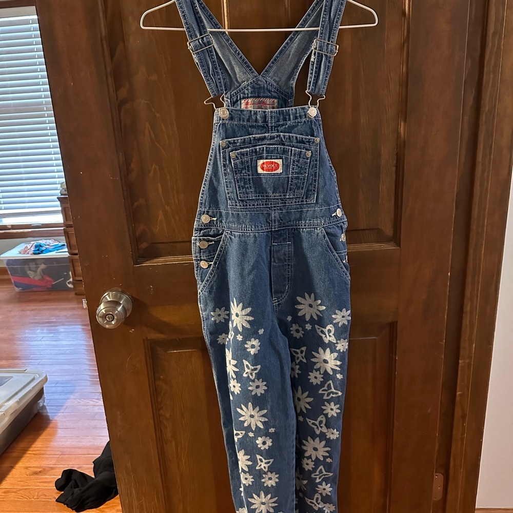 Revolt Blue Denim Overalls